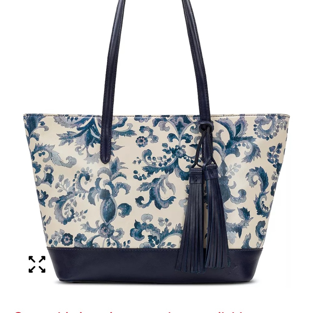 NWOT Patrica Nash Renaissance Verzi Large Leather Tote